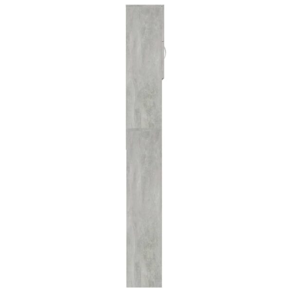 Mobile Lavatrice Grigio Cemento 64x25,5x190cm Legno Multistrato - immagine 6