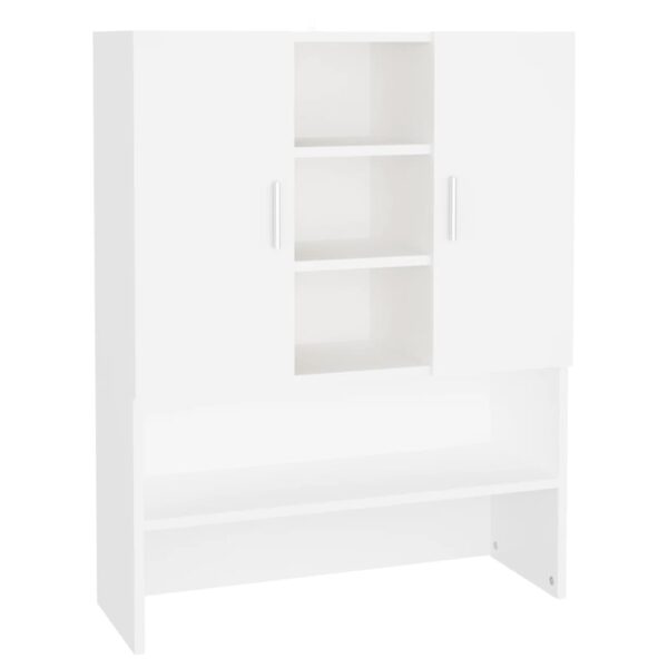 Mobile per Lavatrice Bianco 70,5x25,5x90 cm - immagine 2