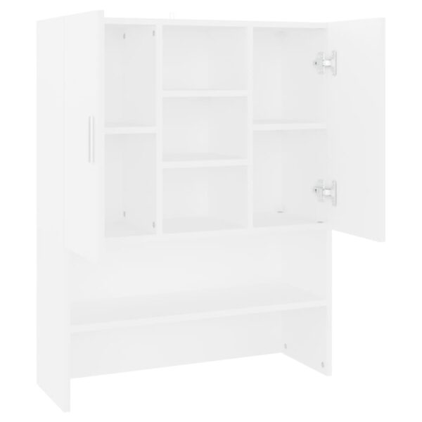 Mobile per Lavatrice Bianco 70,5x25,5x90 cm - immagine 5