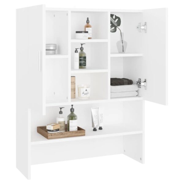 Mobile per Lavatrice Bianco 70,5x25,5x90 cm - immagine 6