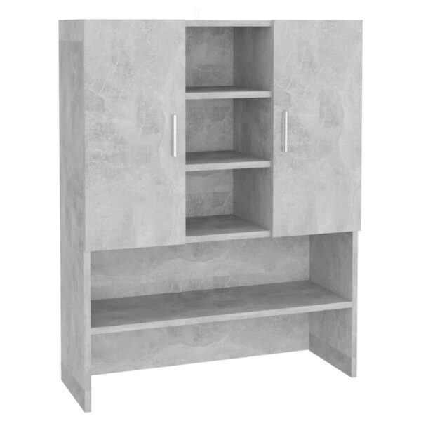 Mobile per Lavatrice Grigio Cemento 70,5x25,5x90 cm - immagine 2