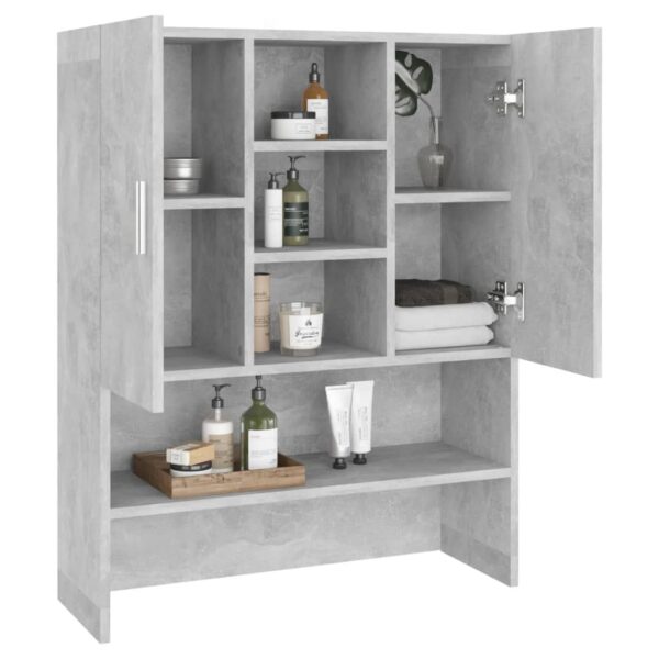 Mobile per Lavatrice Grigio Cemento 70,5x25,5x90 cm - immagine 6