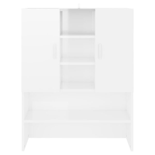 Mobile per Lavatrice Bianco Lucido 70,5x25,5x90 cm - immagine 3