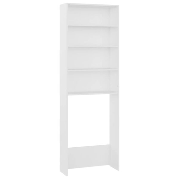 Mobile per Lavatrice Bianco 64x24x190 cm - immagine 2