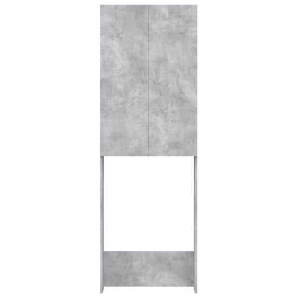 Mobile per Lavatrice Grigio Cemento 64x25,5x190 cm - immagine 3