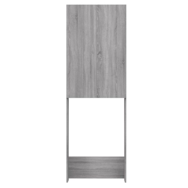 Mobile per Lavatrice Grigio Sonoma 64x25,5x190 cm - immagine 6