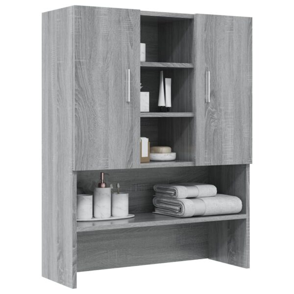 Mobile per Lavatrice Grigio Sonoma 70,5x25,5x90 cm - immagine 5