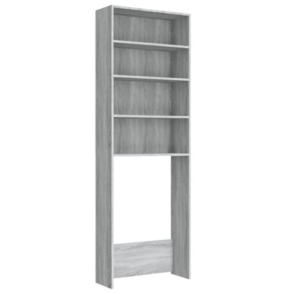 Mobile per Lavatrice Grigio Sonoma 64x24x190 cm - immagine 2