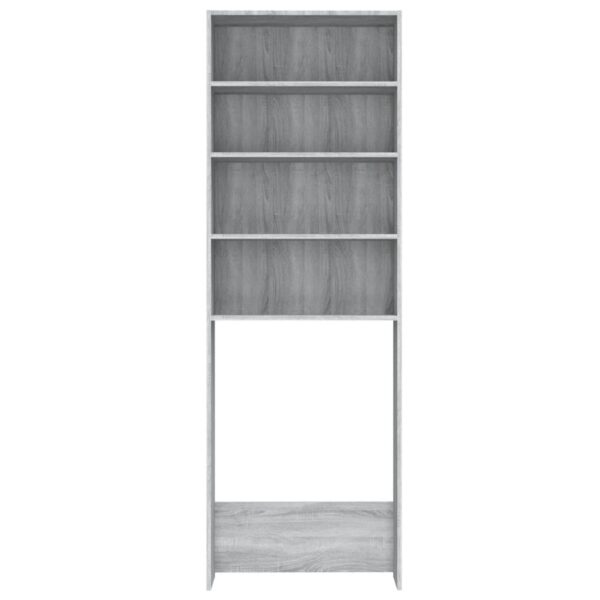 Mobile per Lavatrice Grigio Sonoma 64x24x190 cm - immagine 6