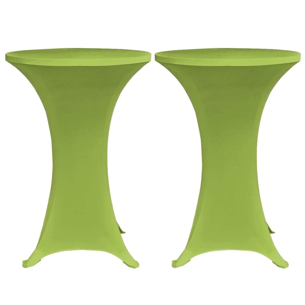 Copritavoli Elastico 2 pz 60 cm Verde - immagine 2