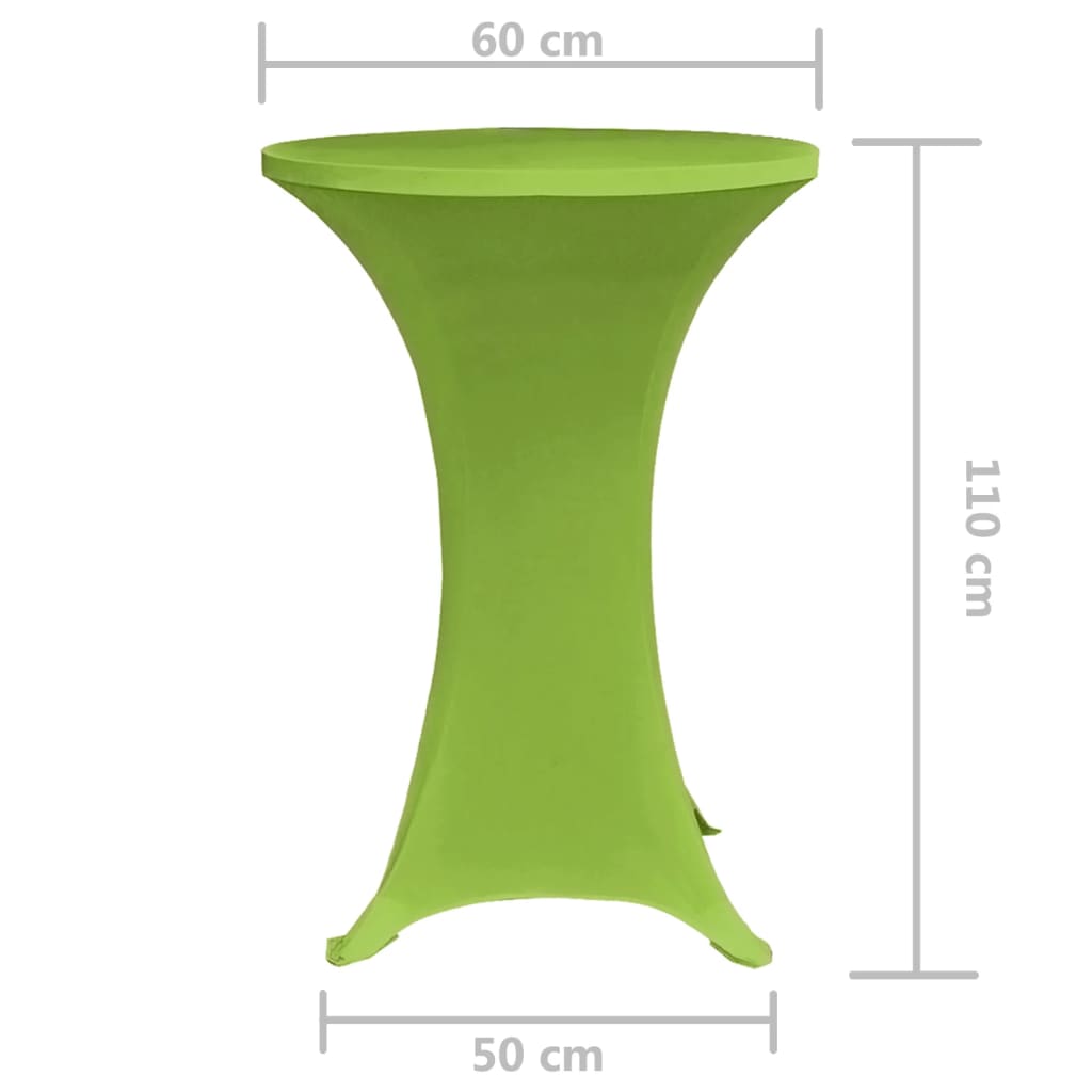 Copritavoli Elastico 2 pz 60 cm Verde - immagine 4