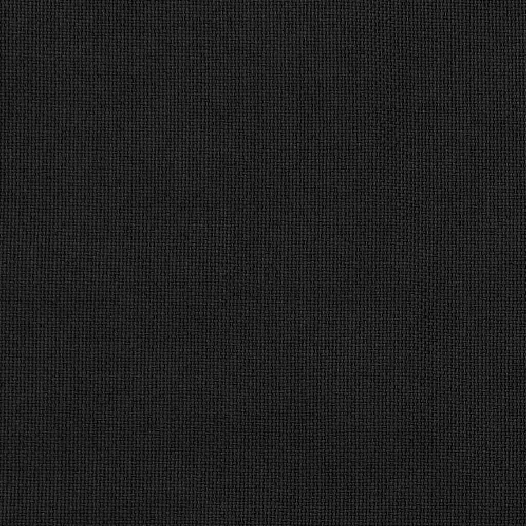 Tende Oscuranti con Ganci Effetto Lino 2 pz Nere 140x175 cm - immagine 3