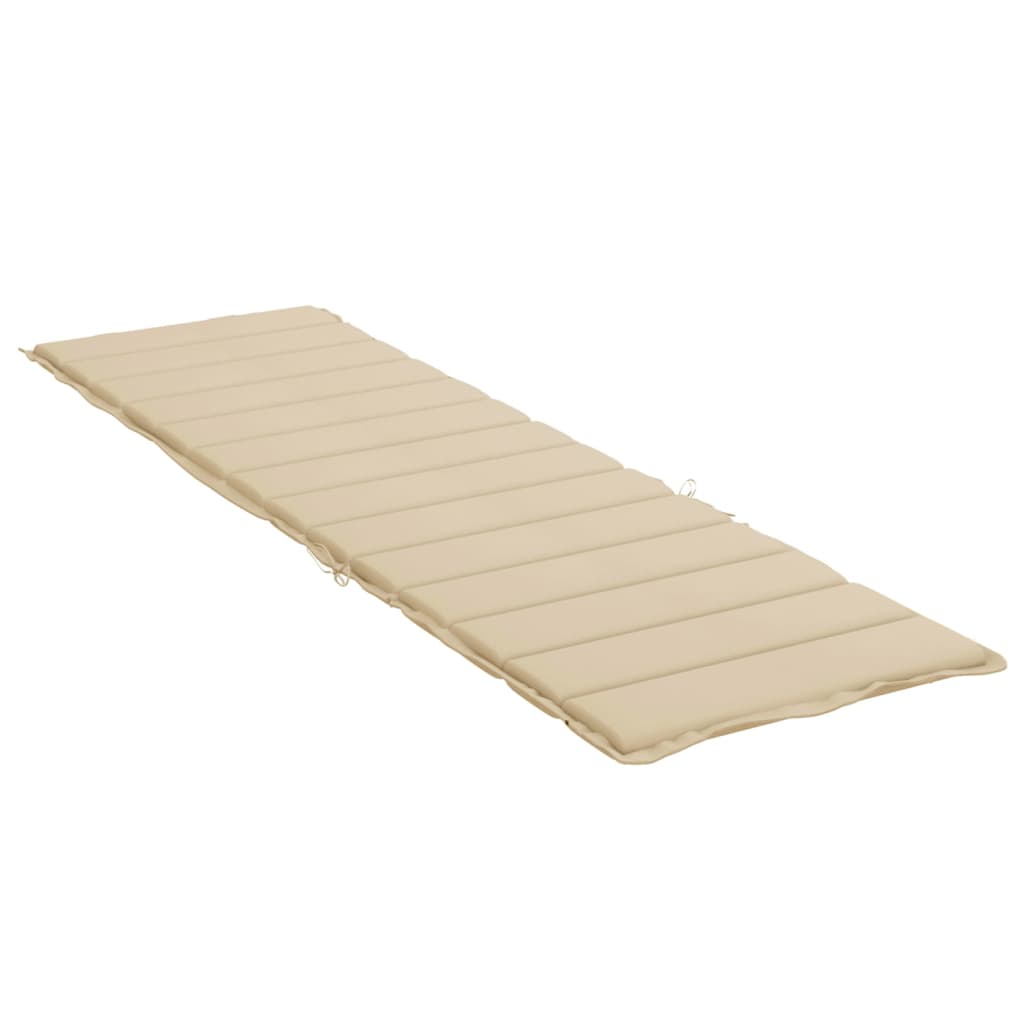 Cuscino per Lettino Beige 200x50x3 cm in Tessuto Oxford - immagine 4
