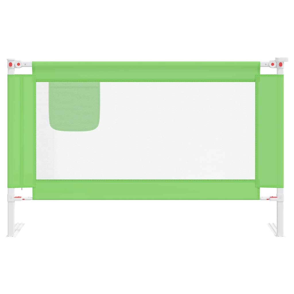 Sponda Letto di Sicurezza per Bambini Verde 120x25cm in Tessuto - immagine 3
