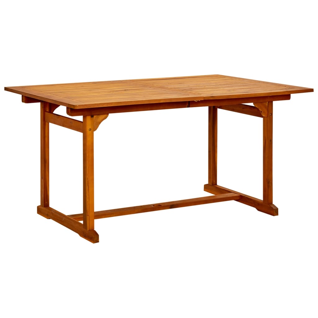 Set Mobili da Pranzo da Giardino 5 pz Legno Massello di Acacia - immagine 5
