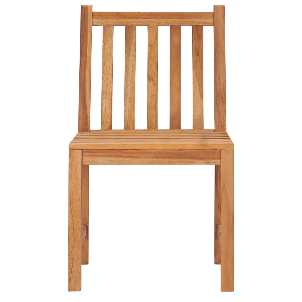 Set da Pranzo per Esterni 5 pz in Legno Massello di Teak - immagine 5