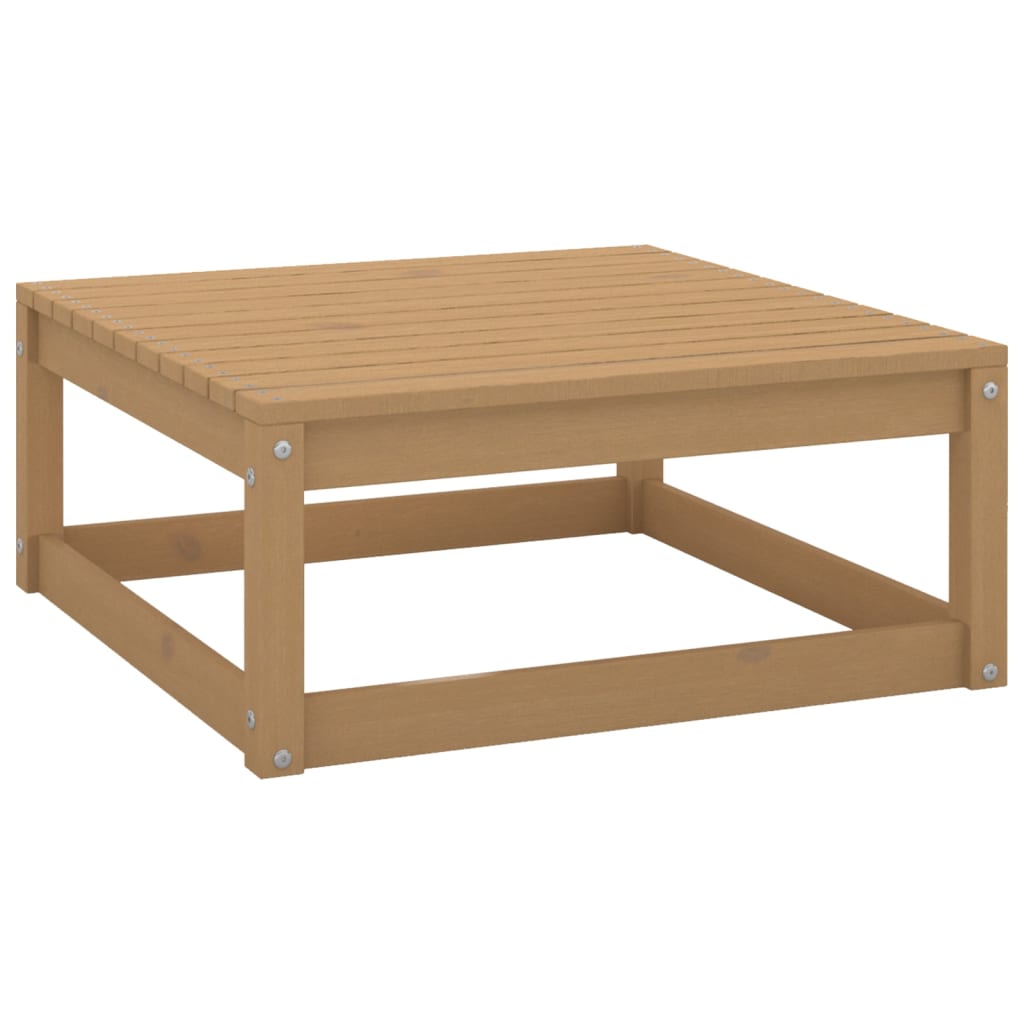Set Divani da Giardino 9 pz Marrone Ambra Legno Massello Pino - immagine 8