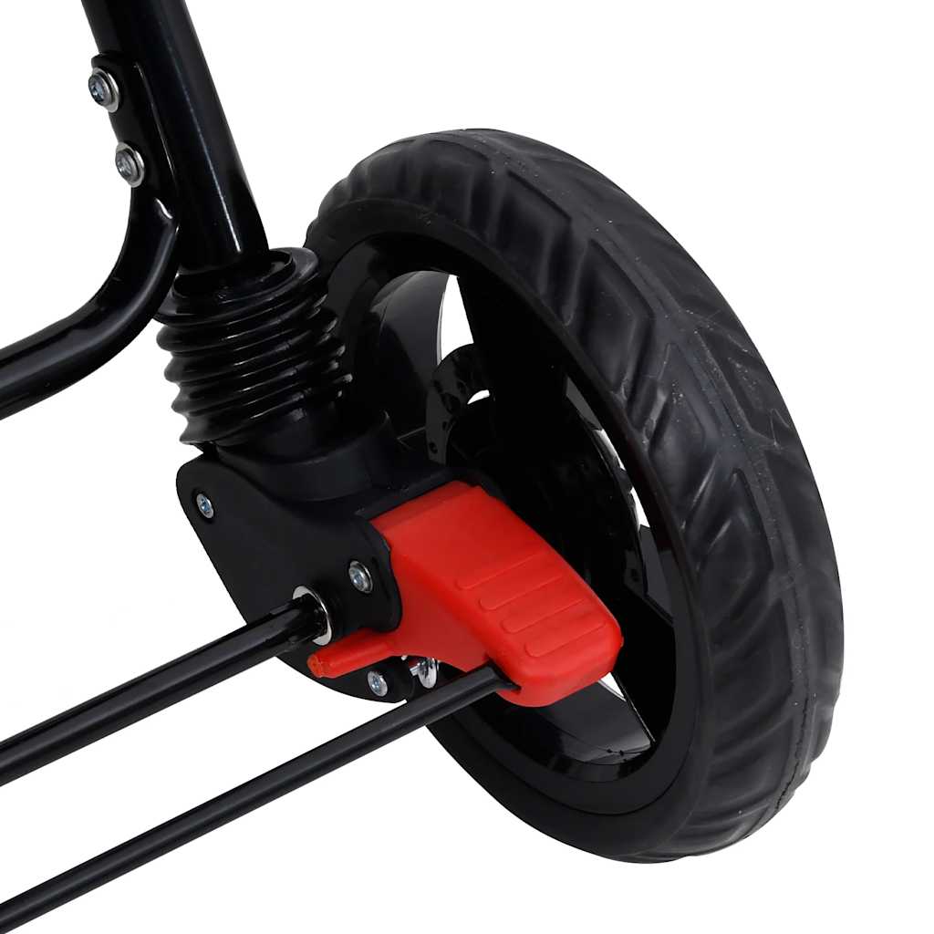 Passeggino Gemellare a Tandem Rosso in Acciaio - immagine 9