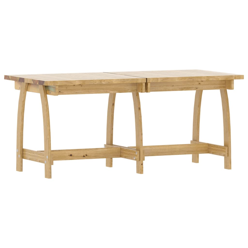 Set da Pranzo da Giardino 3 pz in Legno di Pino Impregnato - immagine 3