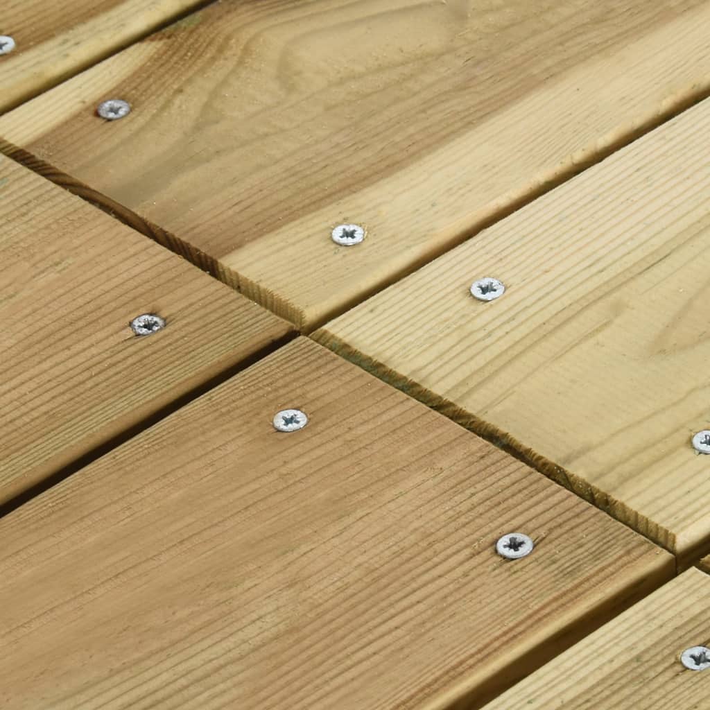 Set da Pranzo da Giardino 3 pz in Legno di Pino Impregnato - immagine 9