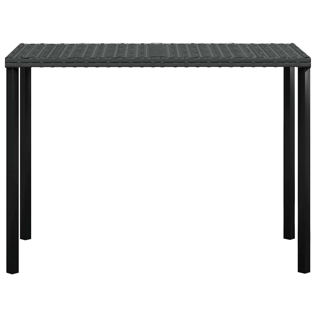 Set Divano a L con Cuscini 5 pz Nero in Polyrattan - immagine 6