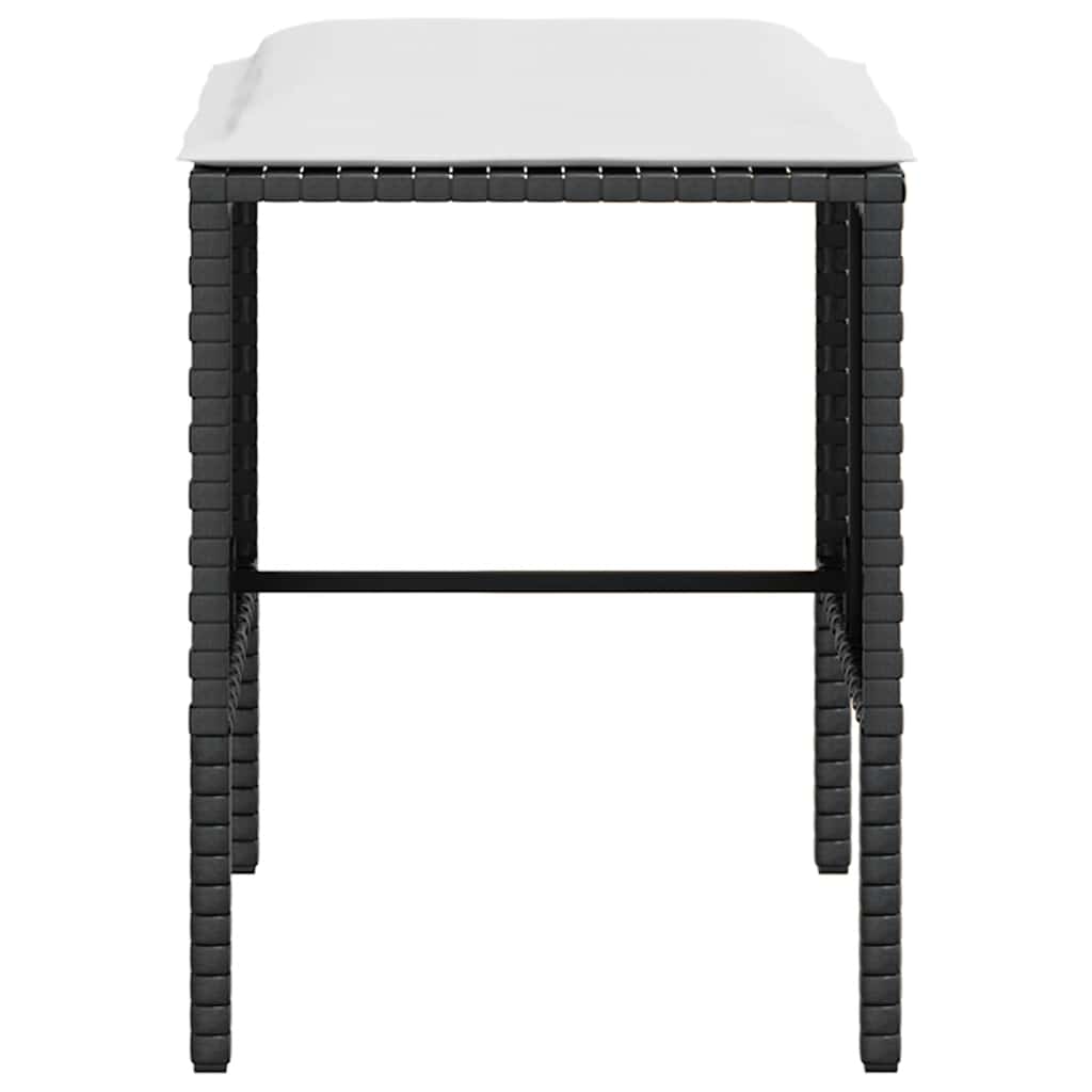 Set Divano a L con Cuscini 5 pz Nero in Polyrattan - immagine 8