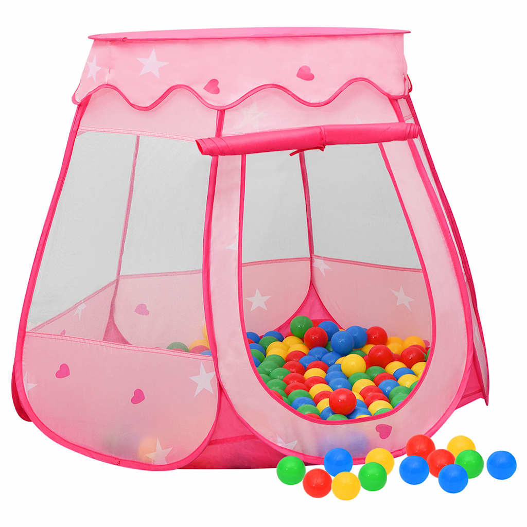 Tenda da Gioco per Bambini Rosa 102x102x82 cm - immagine 5