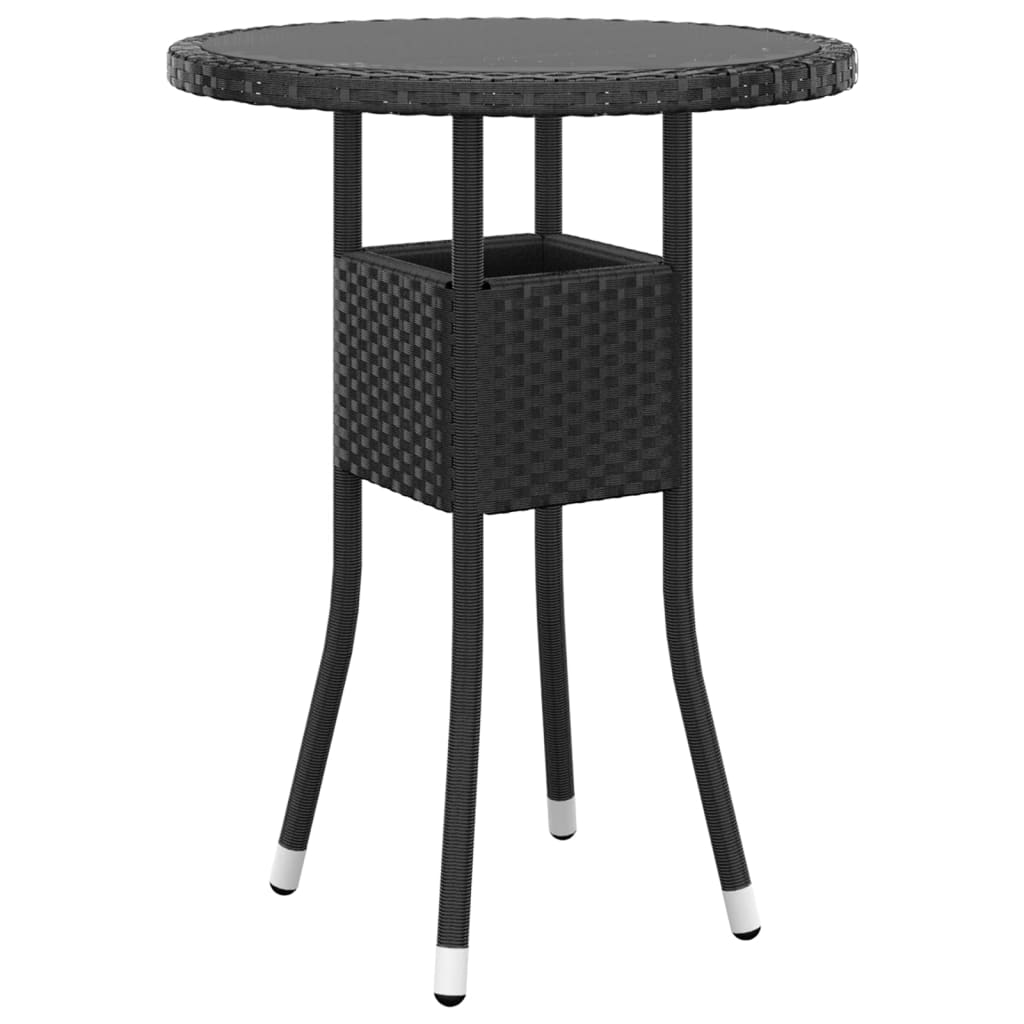 Set Divani da Giardino 5 pz in Polyrattan Nero - immagine 5