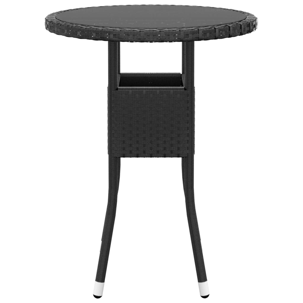 Set Divani da Giardino 5 pz in Polyrattan Nero - immagine 6