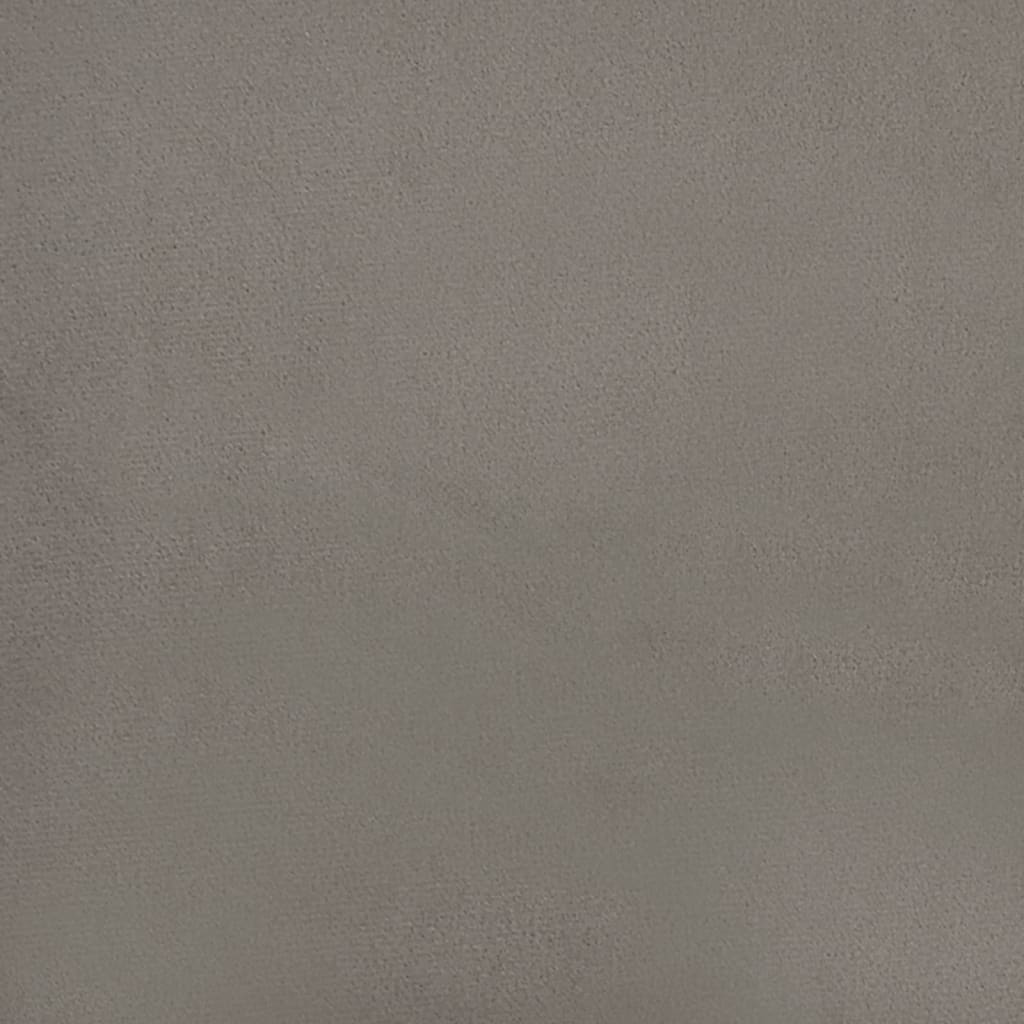 Cuscini Decorativi 2 pz Grigio Chiaro 40x40 cm in Velluto - immagine 5