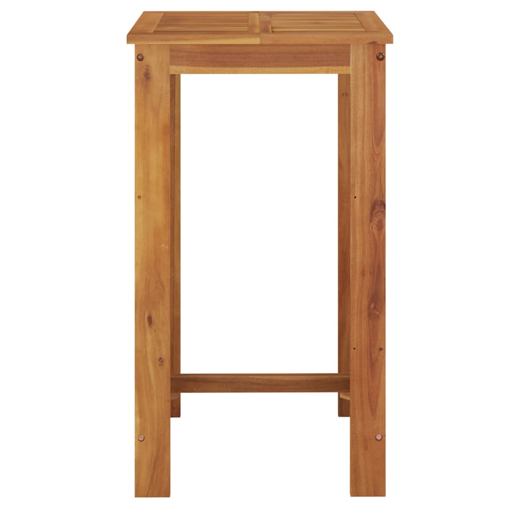 Tavolo da Bar da Giardino 60x60x105 cm Legno Massello di Acacia - immagine 3