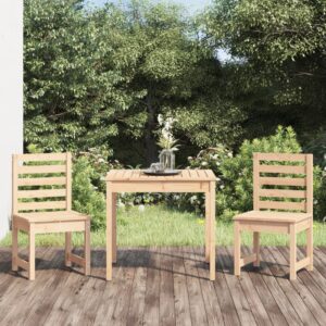 Set Bistrot da Giardino 3 pz in Legno Massello di Pino