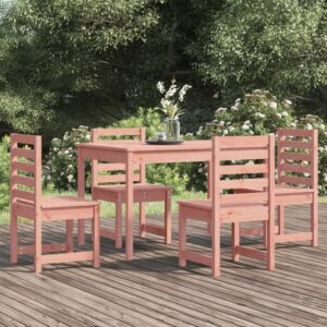 Set da Pranzo per Giardino 5 pz in Legno Massello di Douglas