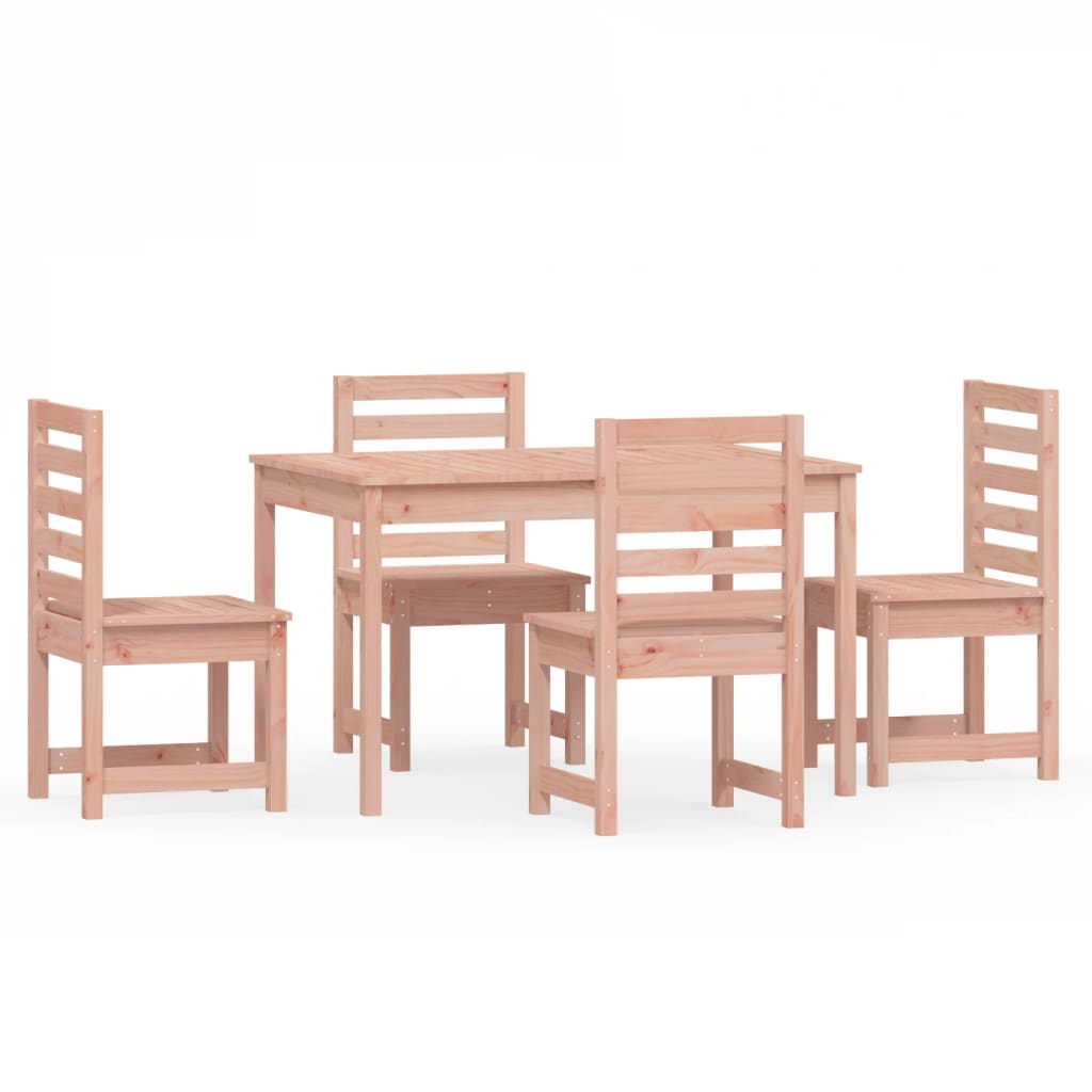 Set da Pranzo per Giardino 5 pz in Legno Massello di Douglas - immagine 2