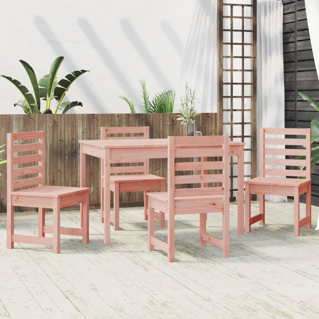 Set da Pranzo per Giardino 5 pz in Legno Massello di Douglas - immagine 3