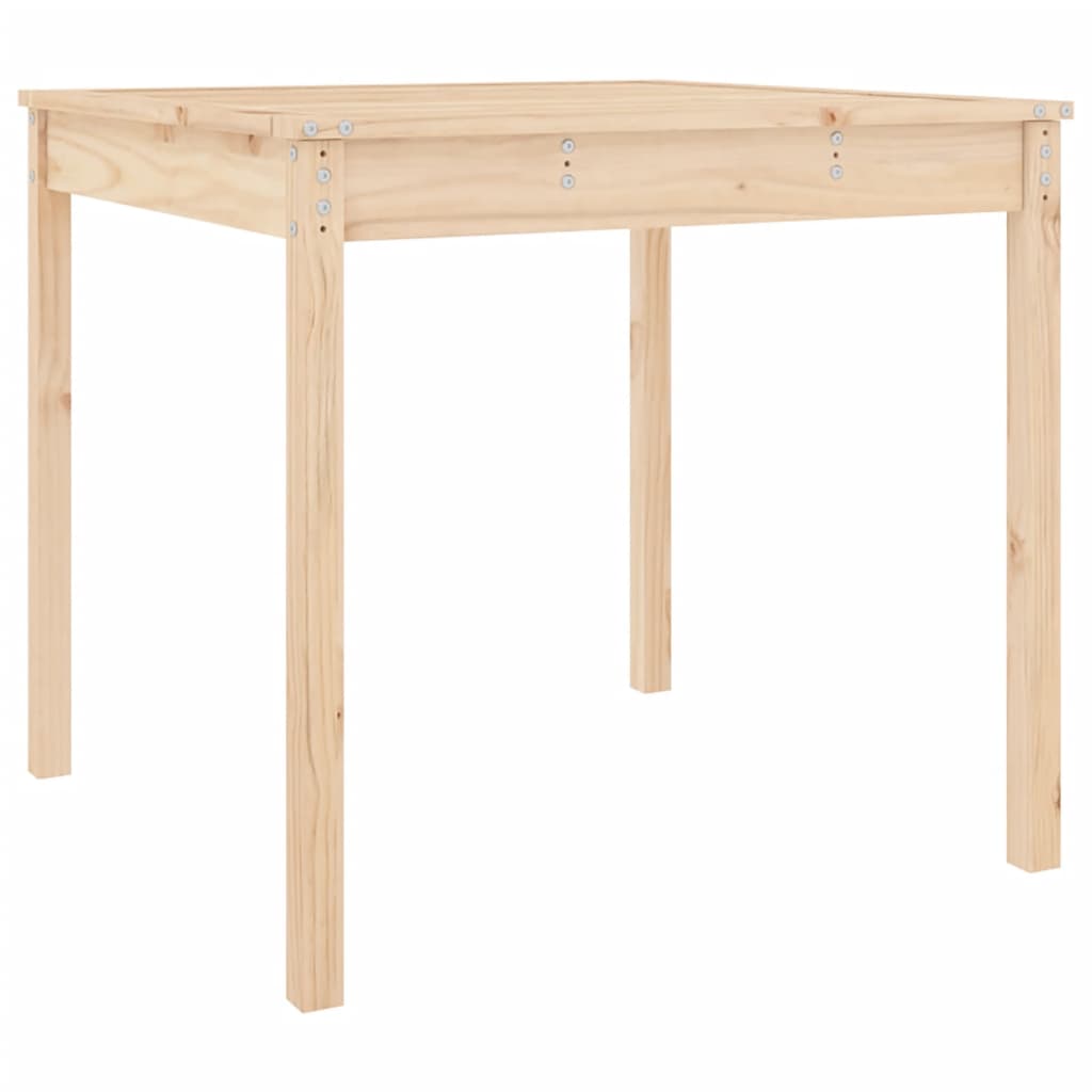 Tavolo da Giardino 82,5x82,5x76 cm in Legno Massello di Pino - immagine 2