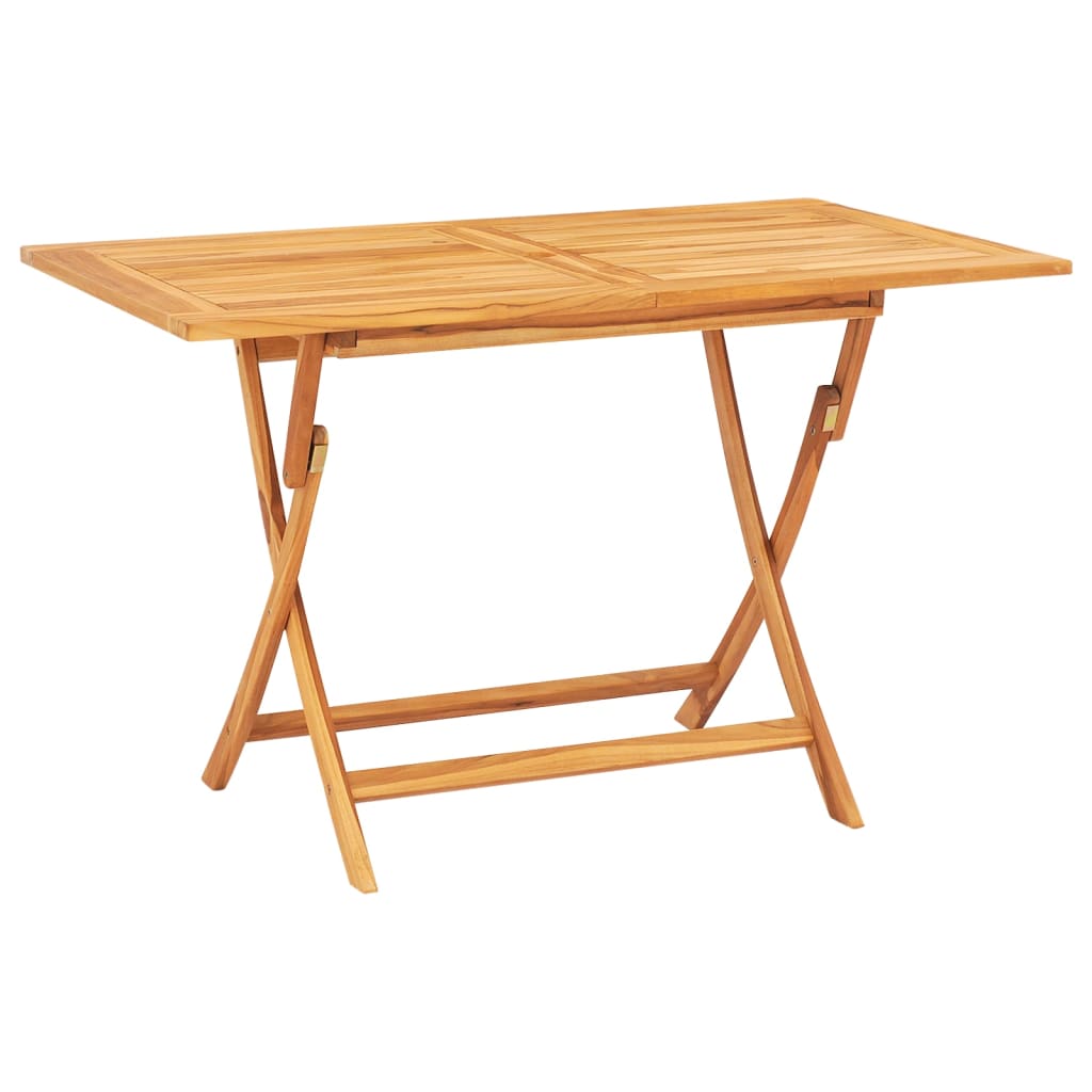 Set da Pranzo per Giardino 5 pz in Legno Massello di Teak - immagine 5