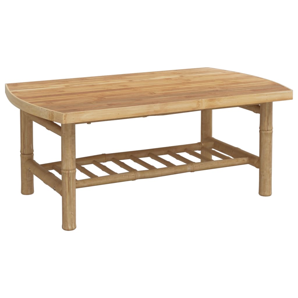 Set Salotto da Giardino 4pz con Cuscini Grigio Scuro Bambù - immagine 6