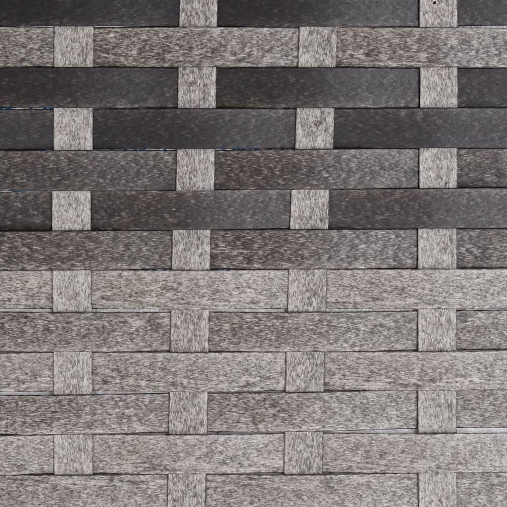 Poltrona Reclinabile Giardino Cuscini Marrone Chiaro Polyrattan - immagine 7