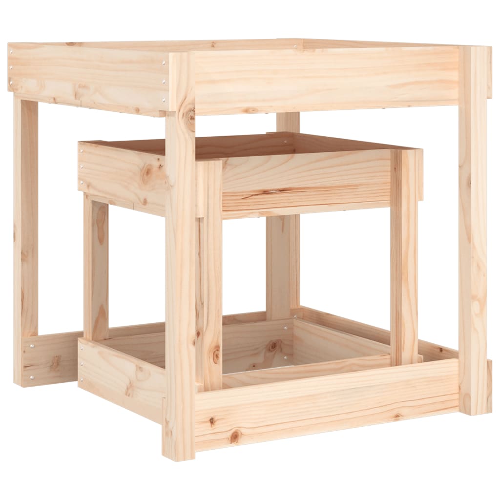 Tavoli Sabbiere 2 pz in Legno Massello di Pino - immagine 6