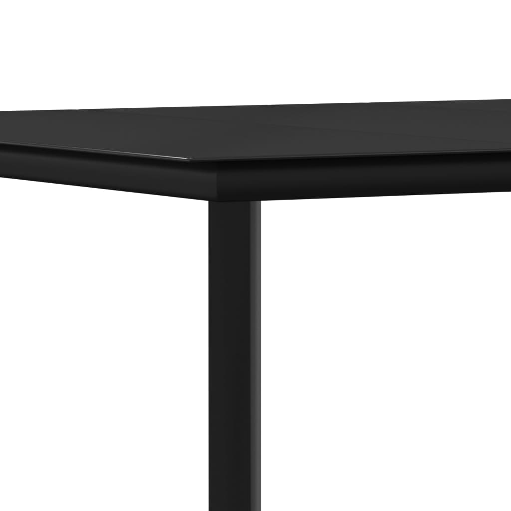 Set Pranzo da Giardino 3pz con Cuscini in Polyrattan e Acciaio - immagine 7