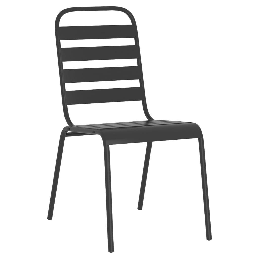 Set da Pranzo da Giardino 3 pz in Acciaio Antracite - immagine 4