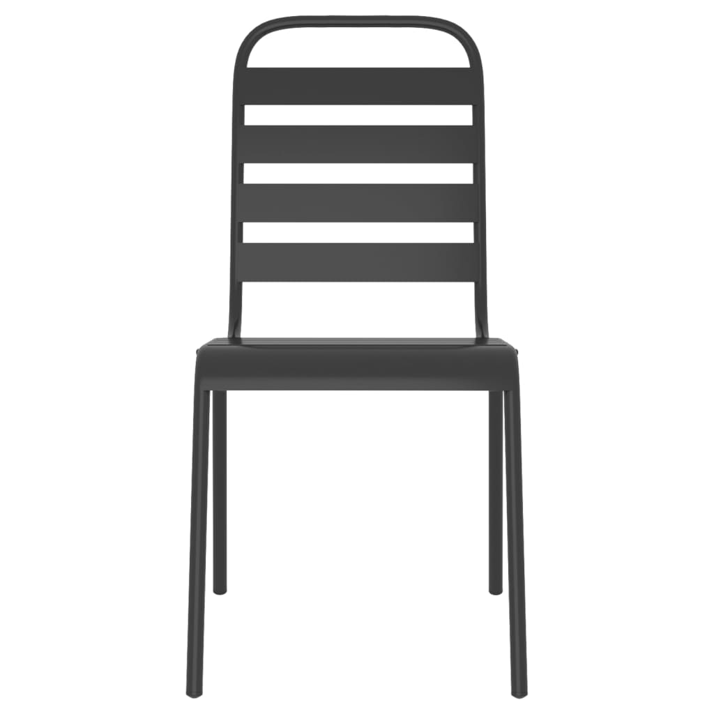 Set da Pranzo da Giardino 3 pz in Acciaio Antracite - immagine 5