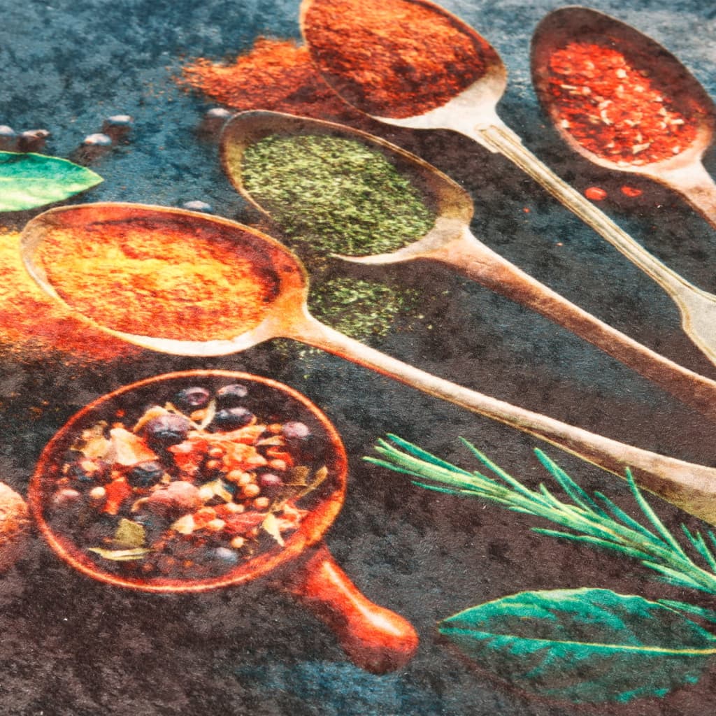 Tappeto da Cucina Multicolore 60x180 cm Lavabile Antiscivolo - immagine 7