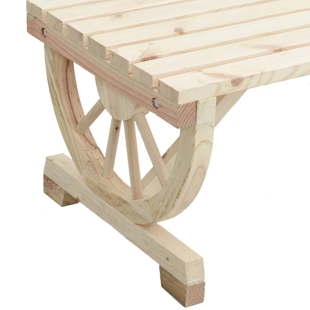 Tavolino da Giardino 90x50x40 cm in Legno Massello di Abete - immagine 7
