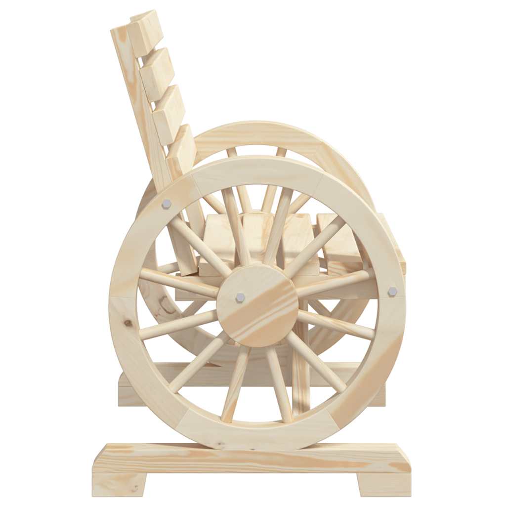 Set Salotto da Giardino 4 pz in Legno Massello di Abete - immagine 9