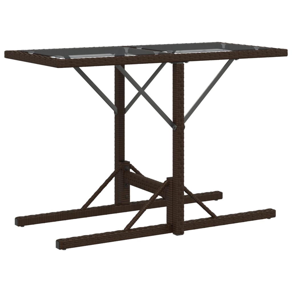 Set Bistrò 3 pz con Cuscini Marrone in Polyrattan - immagine 7