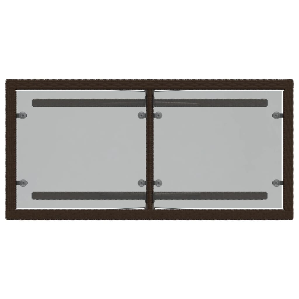 Set Bistrò 3 pz con Cuscini Marrone in Polyrattan - immagine 9