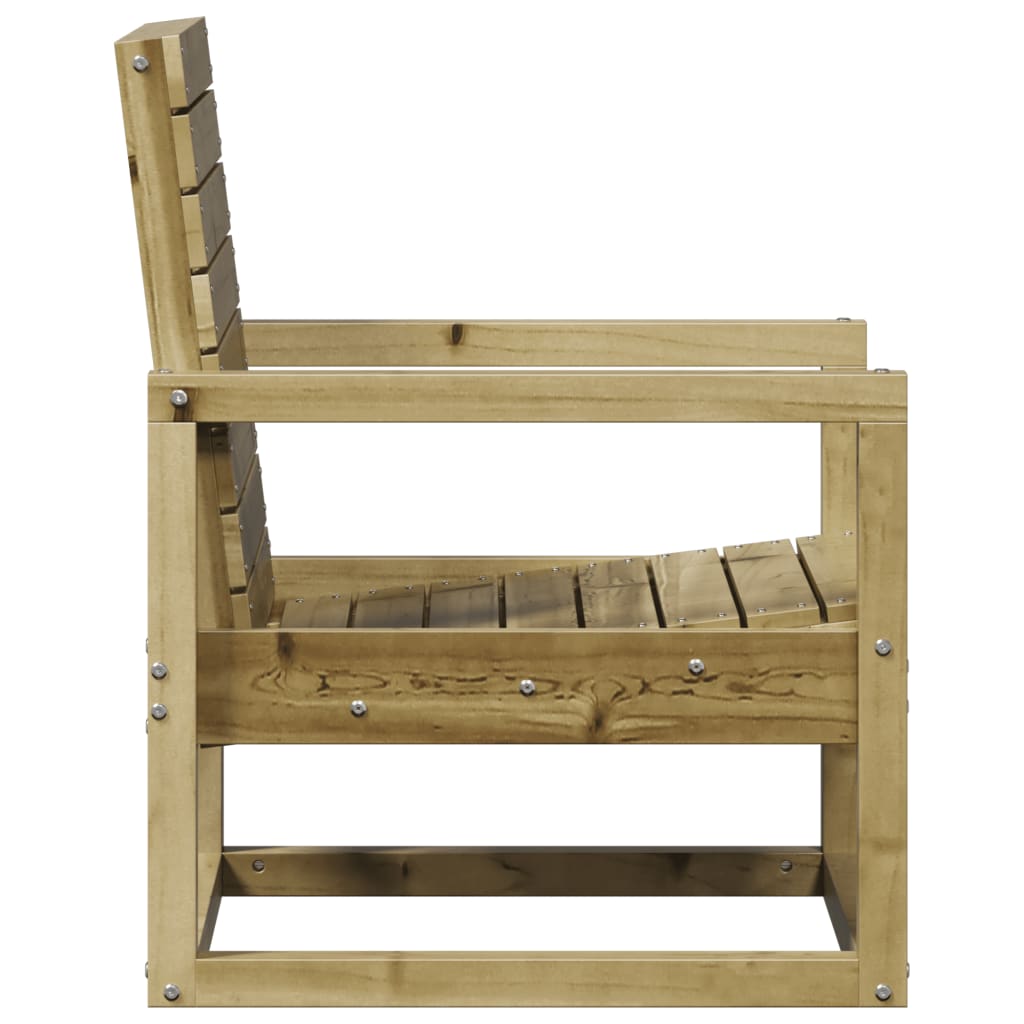Set Salotto da Giardino 3 pz in Legno Impregnato di Pino - immagine 5