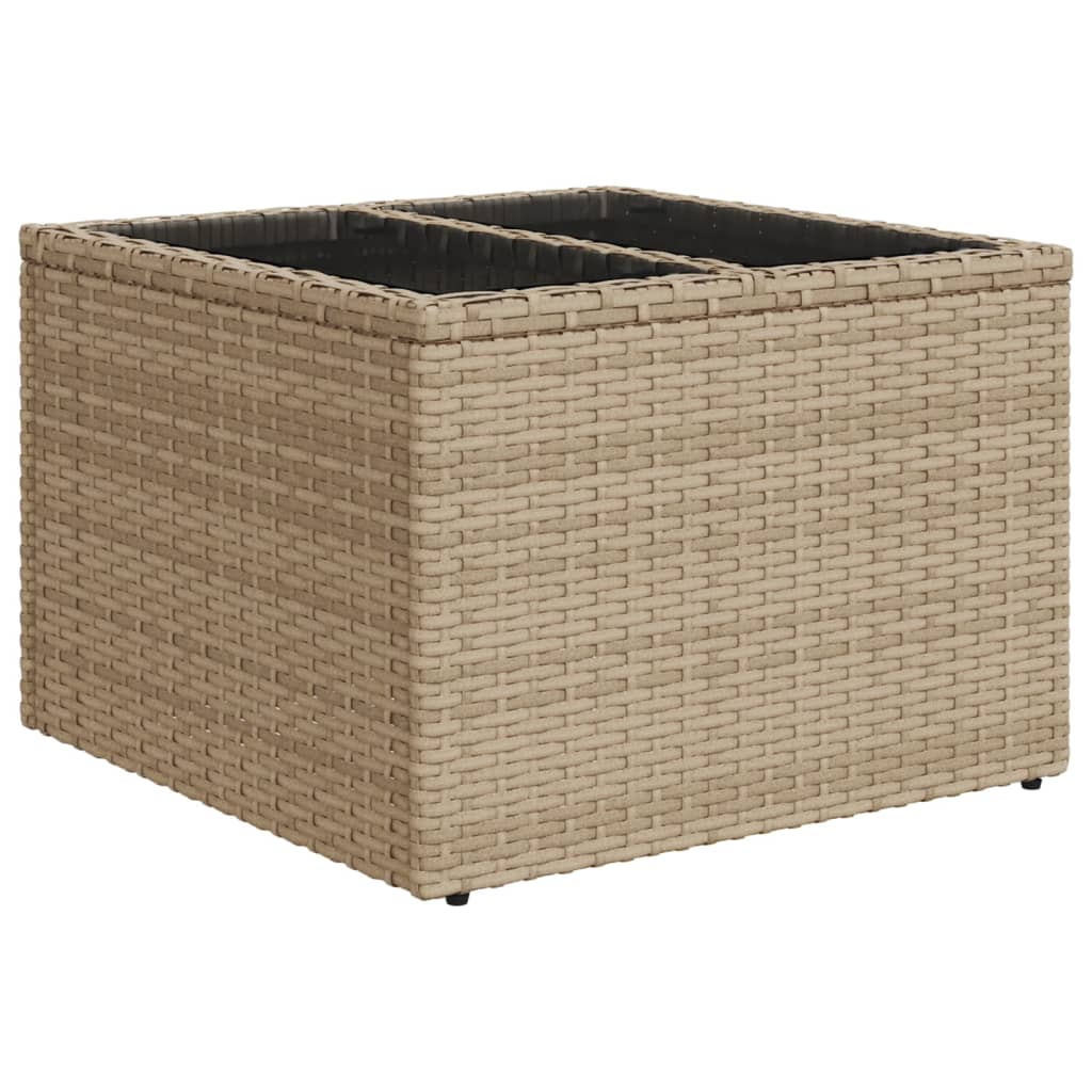 Set Divano da Giardino 8 pz con Cuscini Beige in Polyrattan - immagine 5